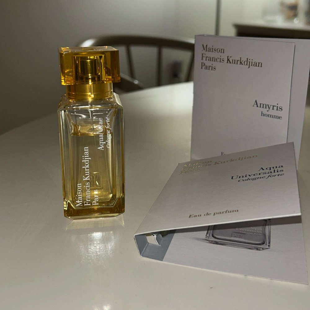 Maison Francis Kurkdjian Aqua Vitae and Samples